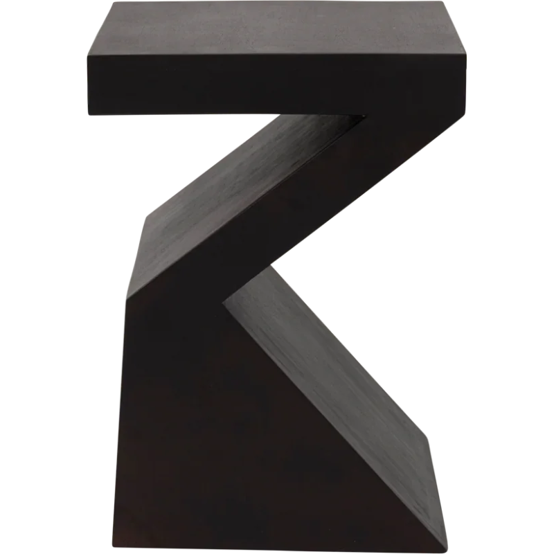 Table d’appoint zigzag manguier noyer...