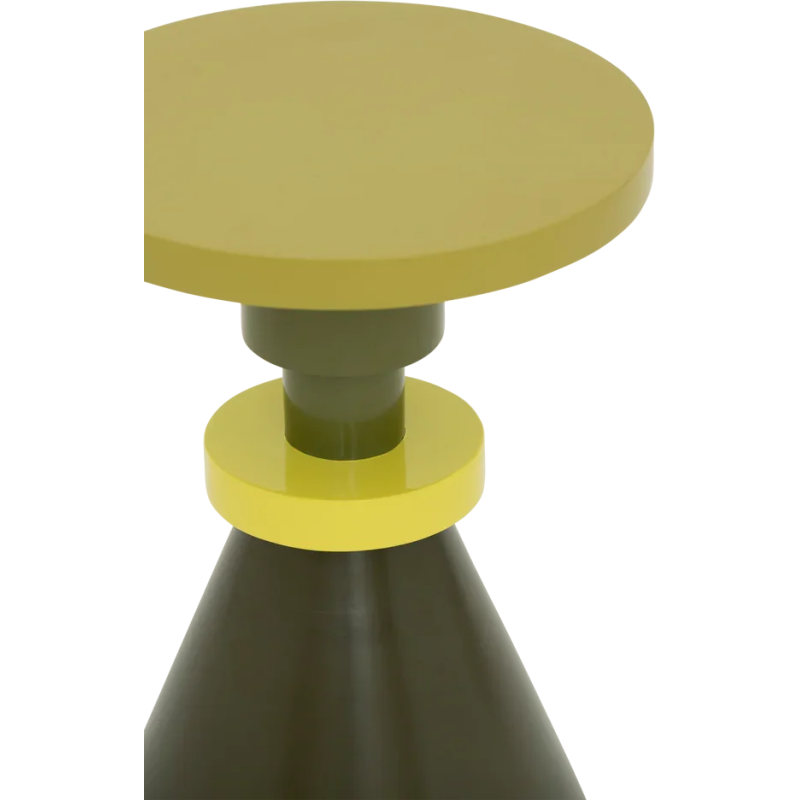 Table d’appoint verte totem en...
