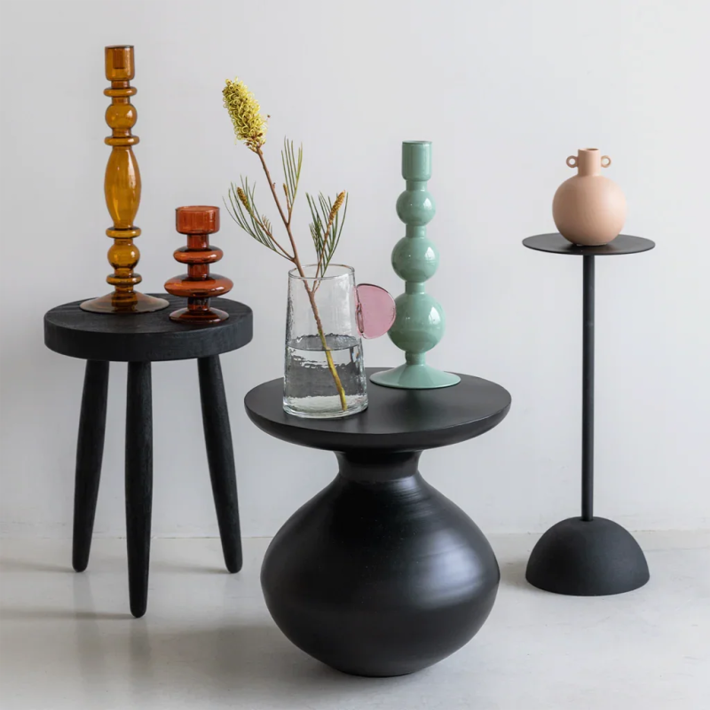Sellette haute noire en aluminium S