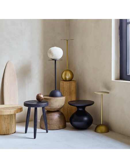 Sellette haute noire en aluminium S