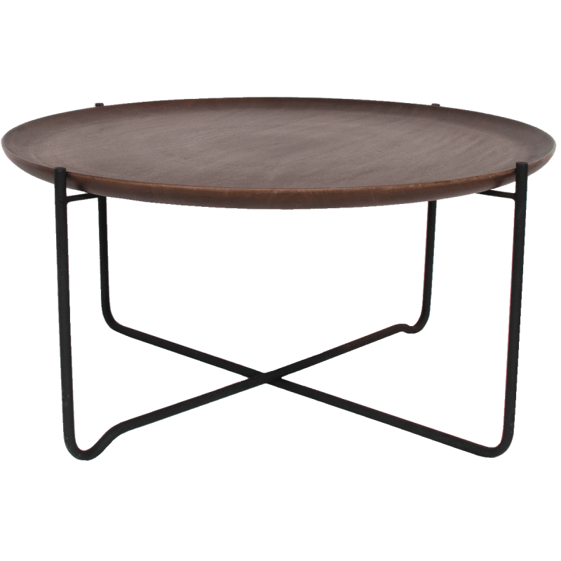 Table basse ronde manguier plateau...