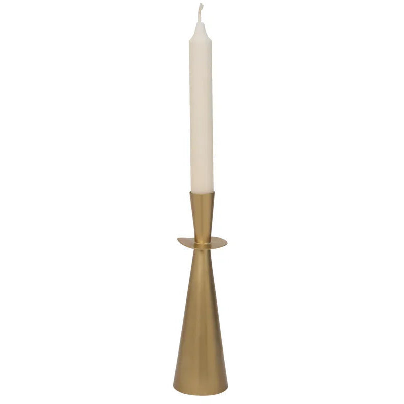 Bougeoir doré acier inoxydable Clessidra
