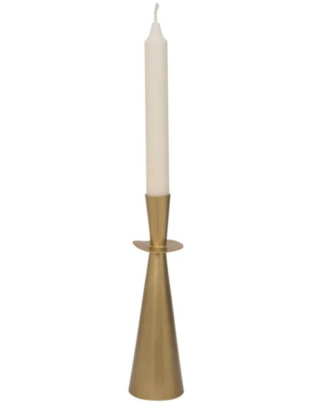 Bougeoir doré acier inoxydable Clessidra