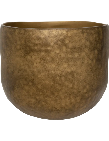 Cache-pot céramique doré Ø29,5 cm Oro
