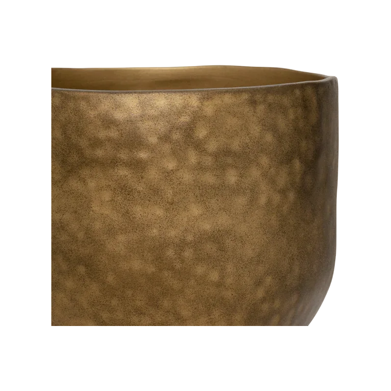 Cache-pot céramique doré Ø29,5 cm Oro