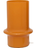 Lampe à poser orange en verre recyclé Shai