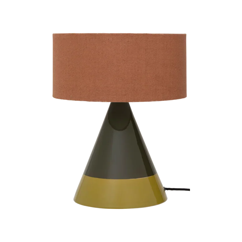 Lampe à poser céramique terracotta et...