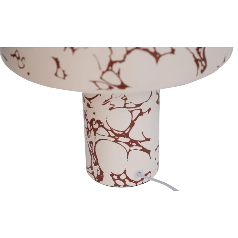 Lampe à poser céramique marbrée Fuido