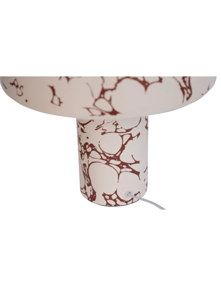 Lampe à poser céramique marbrée Fuido