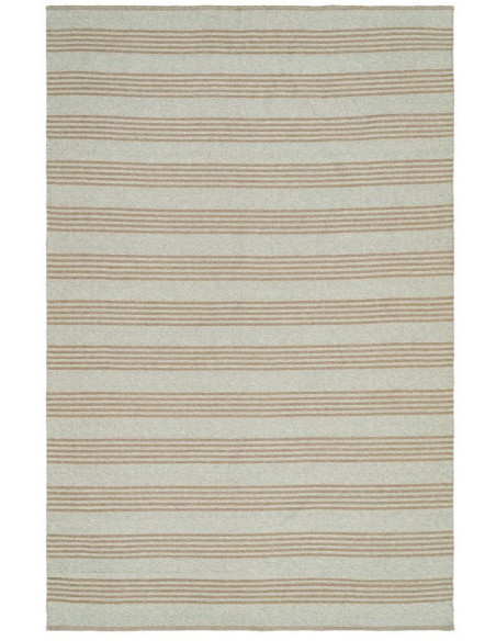 Tapis extérieur réversible beige écru en polypropylène 160x230 cm Avela