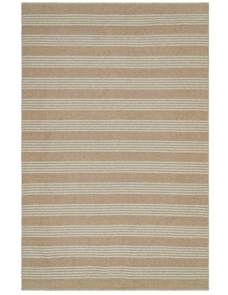 Tapis extérieur réversible beige écru en polypropylène 160x230 cm Avela