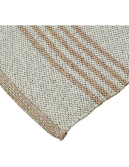 Tapis extérieur réversible beige écru en polypropylène 200x300 cm Avela