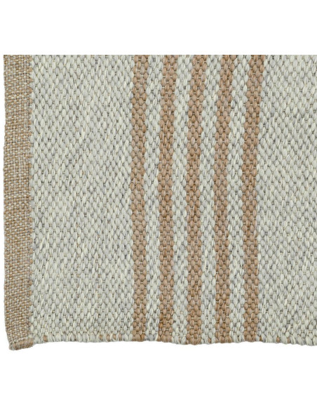 Tapis extérieur réversible beige écru en polypropylène 200x300 cm Avela