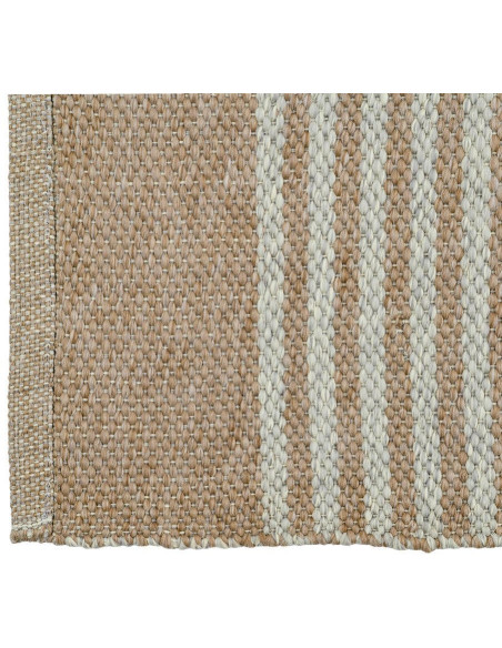Tapis extérieur réversible beige écru en polypropylène 200x300 cm Avela