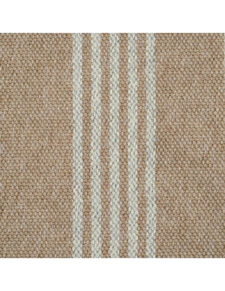 Tapis extérieur réversible beige écru en polypropylène 200x300 cm Avela
