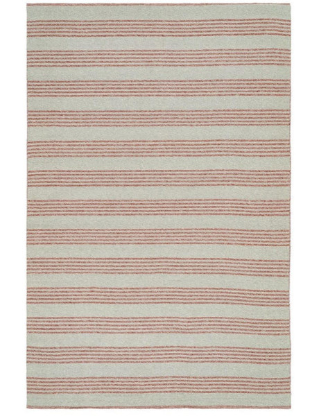 Tapis extérieur réversible terracotta écru en...