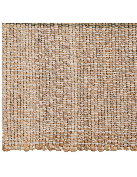Tapis intérieur jute coton rayé naturel 160x230 cm Orvane