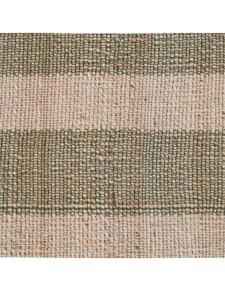 Tapis intérieur jute coton rayé naturel 160x230 cm Orvane