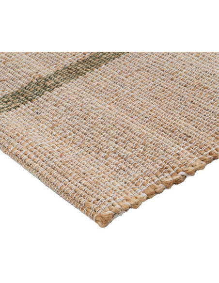 Tapis jute coton rayé naturel 200x300 cm Orvane