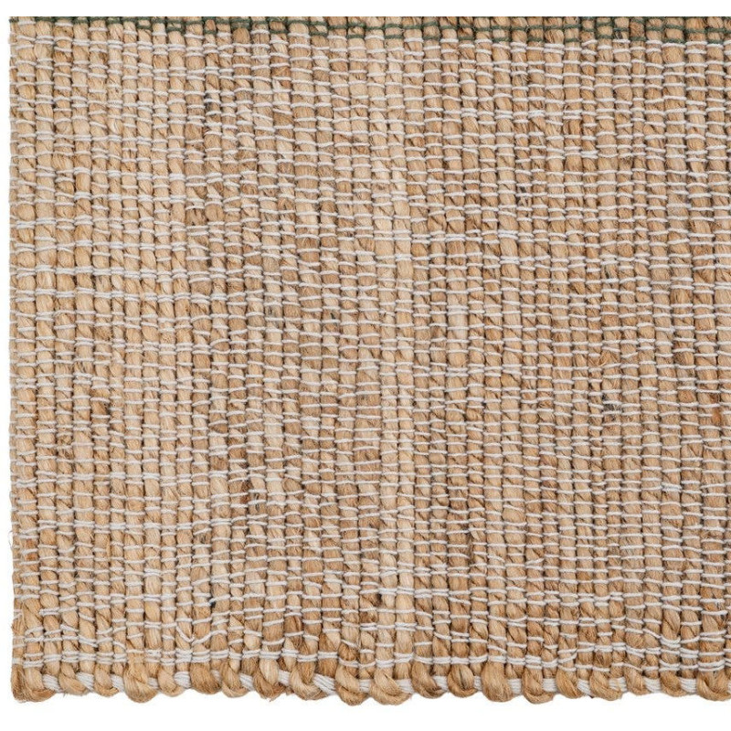 Tapis jute coton rayé naturel 200x300...