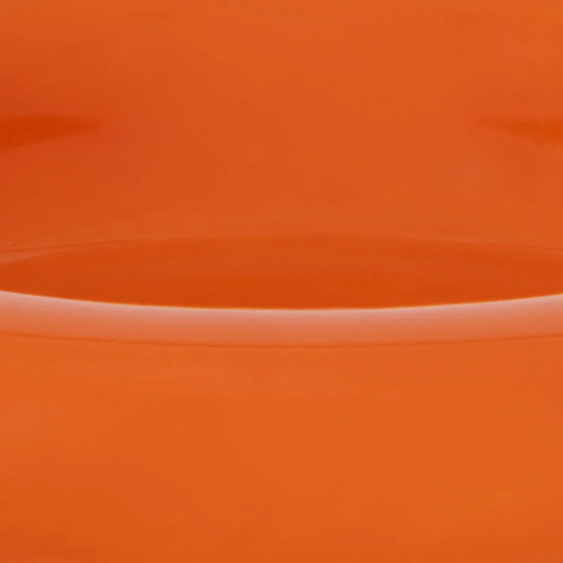 Grand saladier en céramique orange 36...