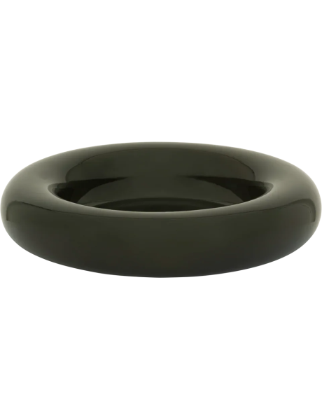 Grand saladier céramique vert olive 36 cm Lou
