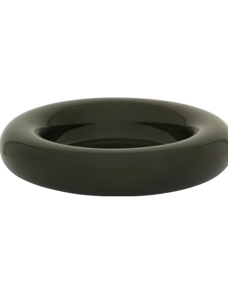 Grand saladier céramique vert olive 36 cm Lou