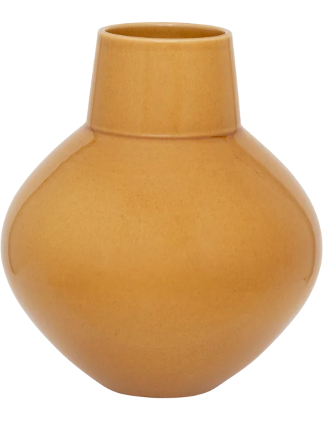 Vase céramique marron doré 27,5 cm Cody