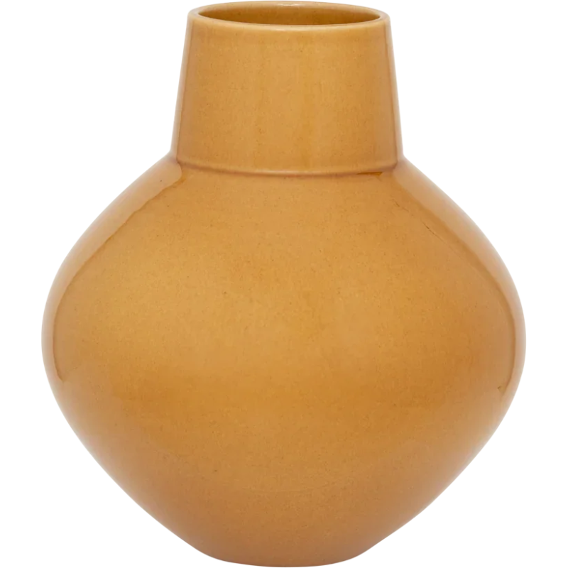 Vase céramique marron doré 27,5 cm Cody