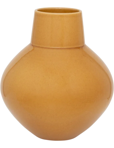 Vase céramique marron doré 27,5 cm Cody