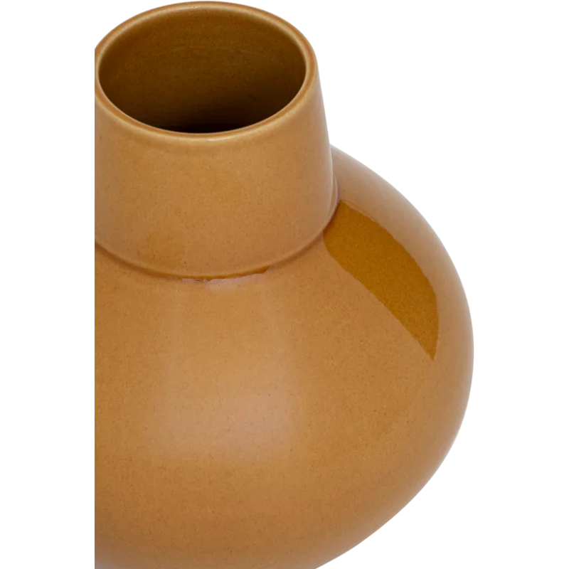 Vase céramique marron doré 27,5 cm Cody