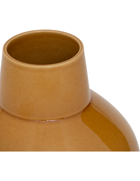 Vase céramique marron doré 27,5 cm Cody