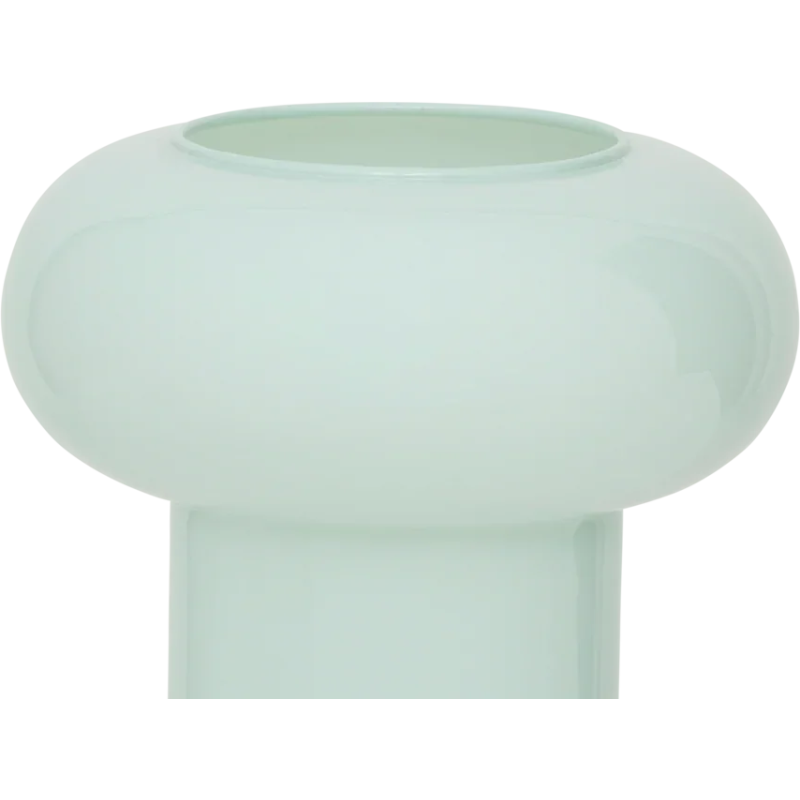 Vase en verre recyclé vert d’eau...