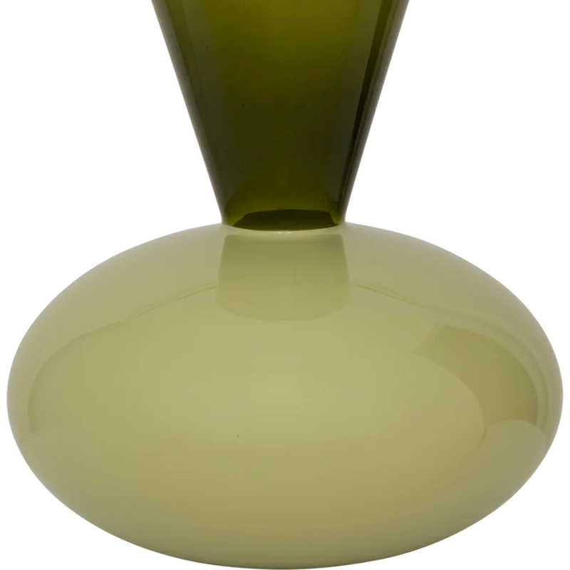 Vase vert en verre recyclé Ø27x32 cm...