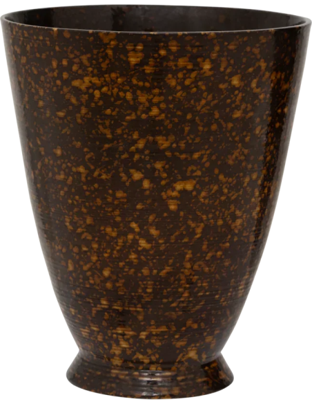 Cache-pot céramique marron moucheté Ø27,5x33 cm Koda