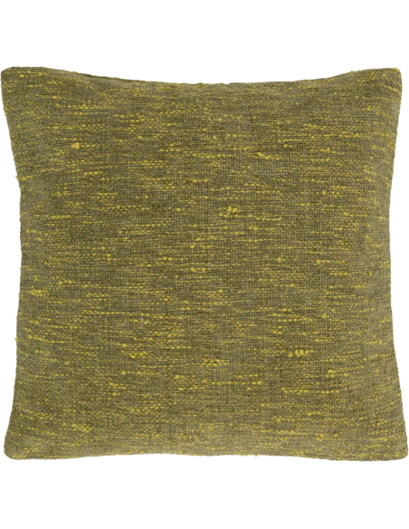 Coussin vert 50x50 en coton Tham