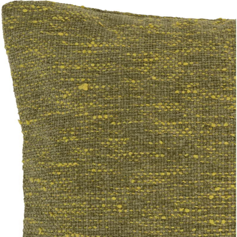 Coussin vert 50x50 en coton Tham