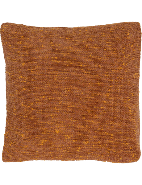 Coussin terracotta 50x50 en coton Tham