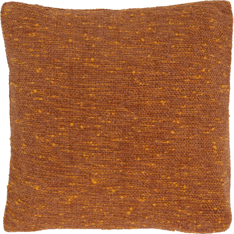 Coussin terracotta 50x50 en coton Tham