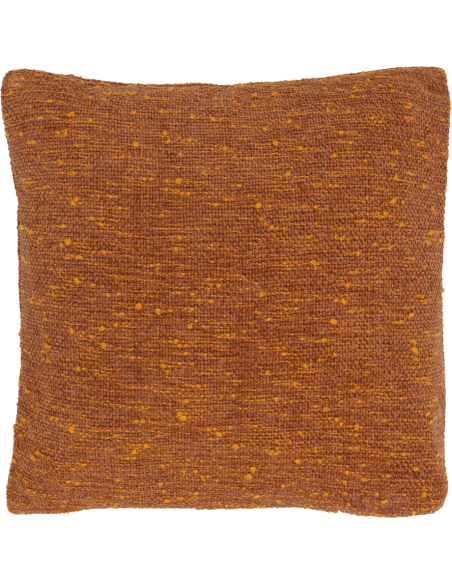 Coussin terracotta 50x50 en coton Tham