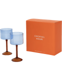 Lot de 2 verres à gin tonic en coffret Cocktail Hour !