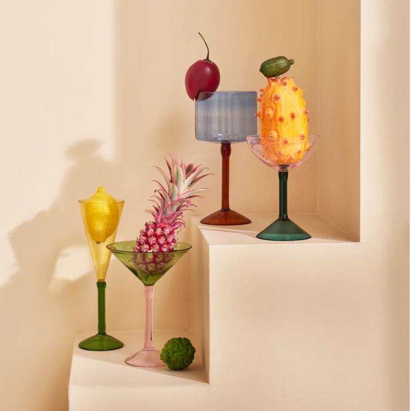 Lot de 2 verres à martini en coffret...