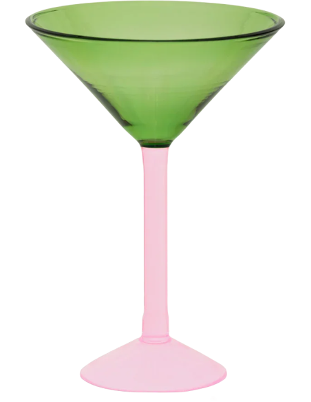 Lot de 2 verres à martini en coffret Cocktail Hour !