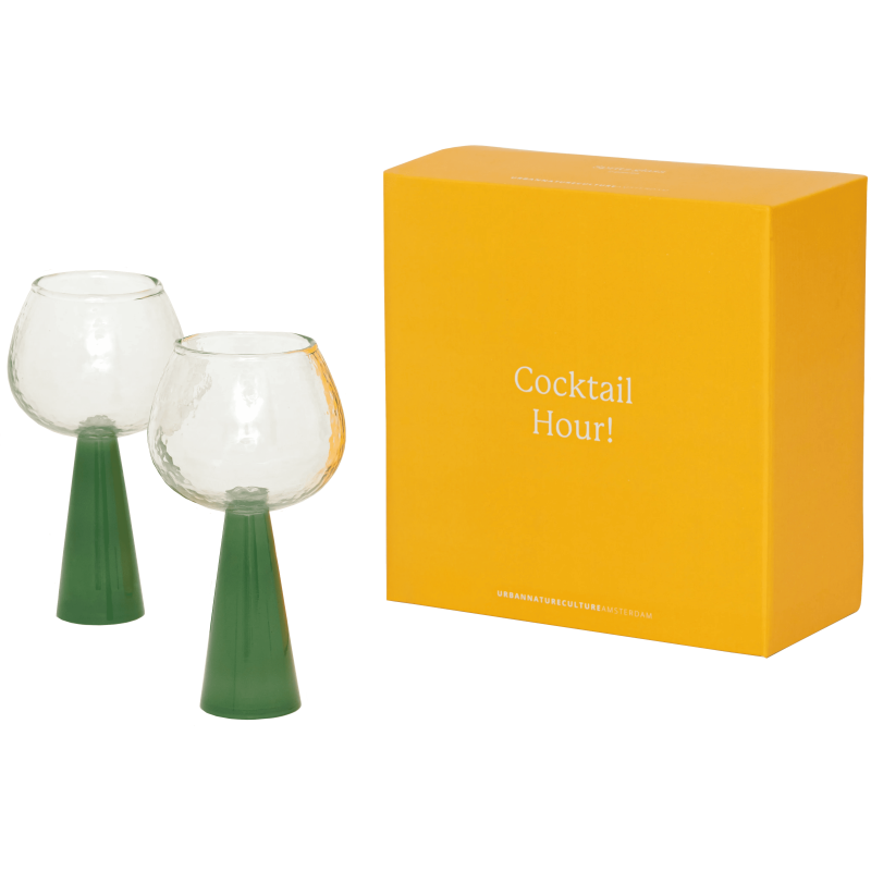 Lot de 2 verres Spritz vert jade en...
