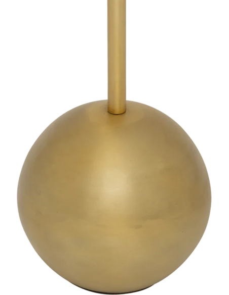 Sellette haute dorée en aluminium Ø21x66 cm M