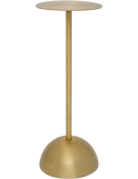 Sellette haute dorée aluminium Ø21x54 cm S