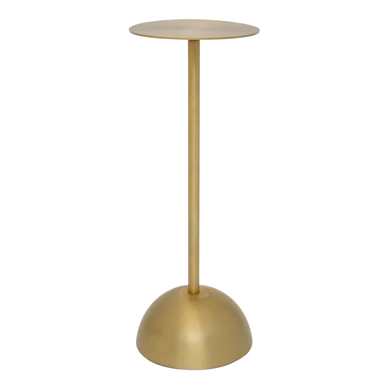 Sellette haute dorée aluminium Ø21x54...