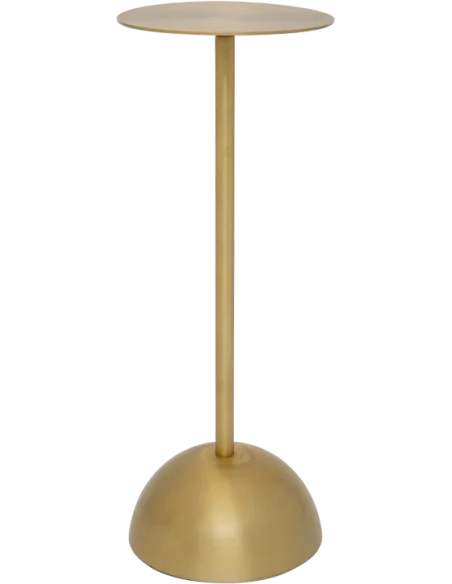Sellette haute dorée aluminium Ø21x54 cm S