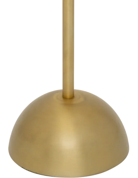 Sellette haute dorée aluminium Ø21x54 cm S