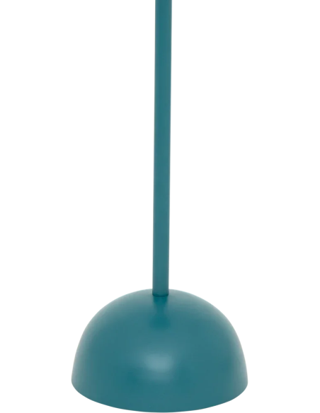 Sellette haute bleu pétrole aluminium Ø21x54 cm LINDA. x UNC S